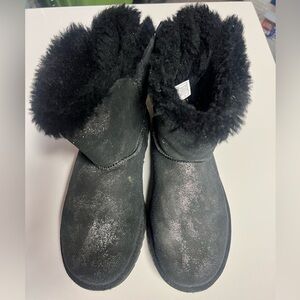Ugg black Bailey bow